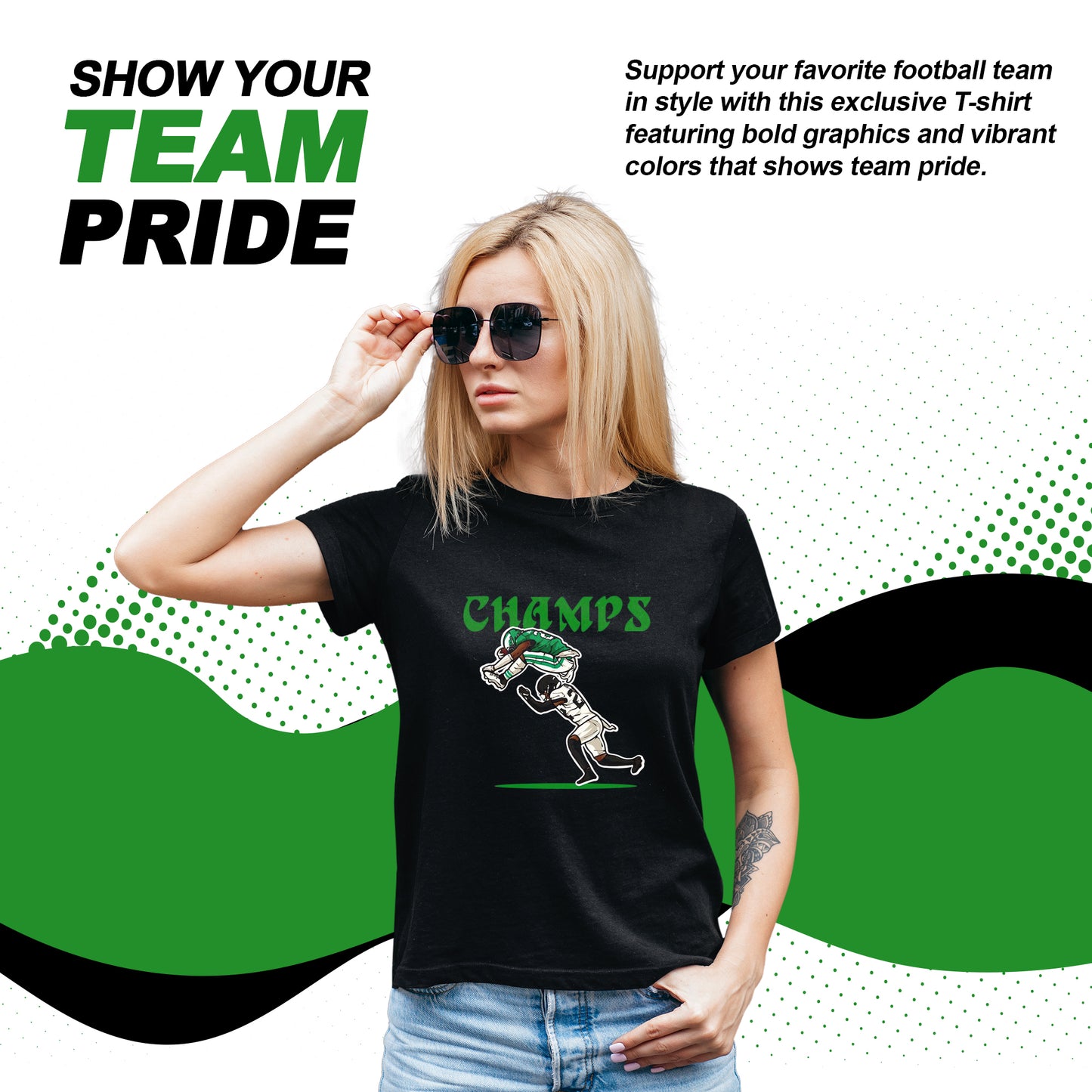 Philadelphia Football Fans Reverse Hurdle Champs T-Shirt for Men & Women
