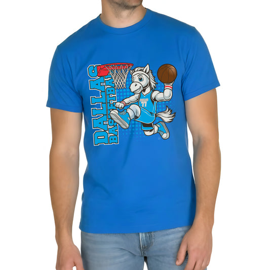 Dallas Royal Blue Basketball Fan Mascot T-Shirt
