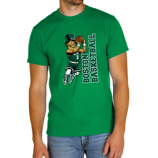 Boston Kelly Green Basketball Fan Mascot T-Shirt