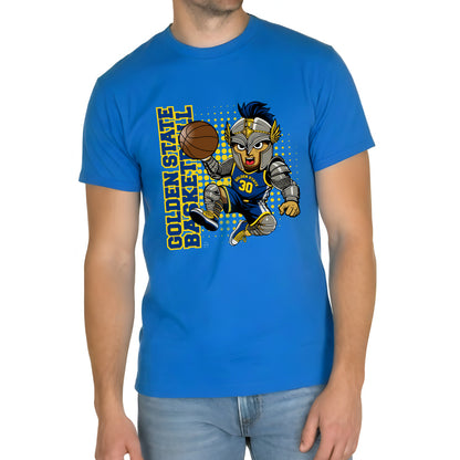 Golden State Royal Blue Basketball Fan Mascot T-Shirt