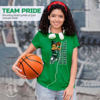 Boston Kelly Green Basketball Fan Mascot T-Shirt