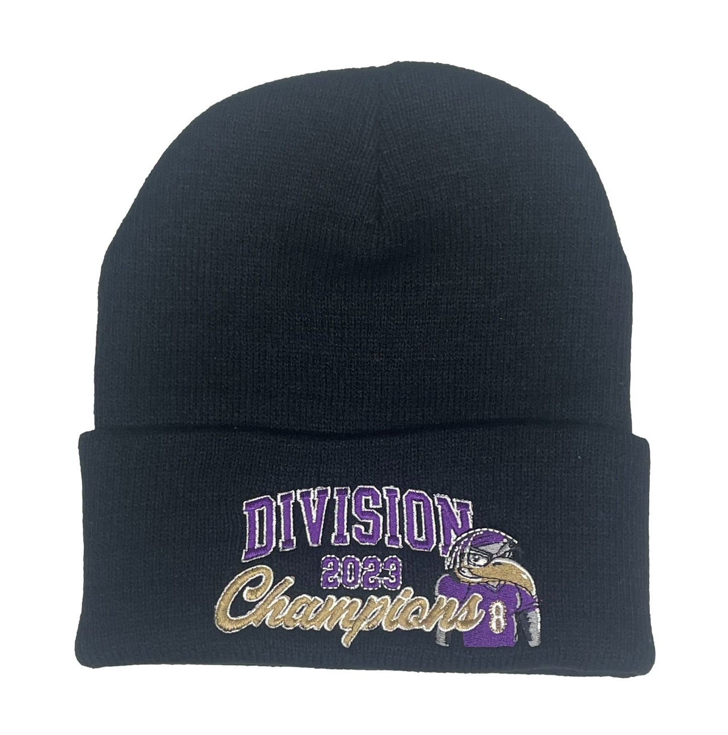 Baltimore 2023 Division Championship Knit Beanie Hat