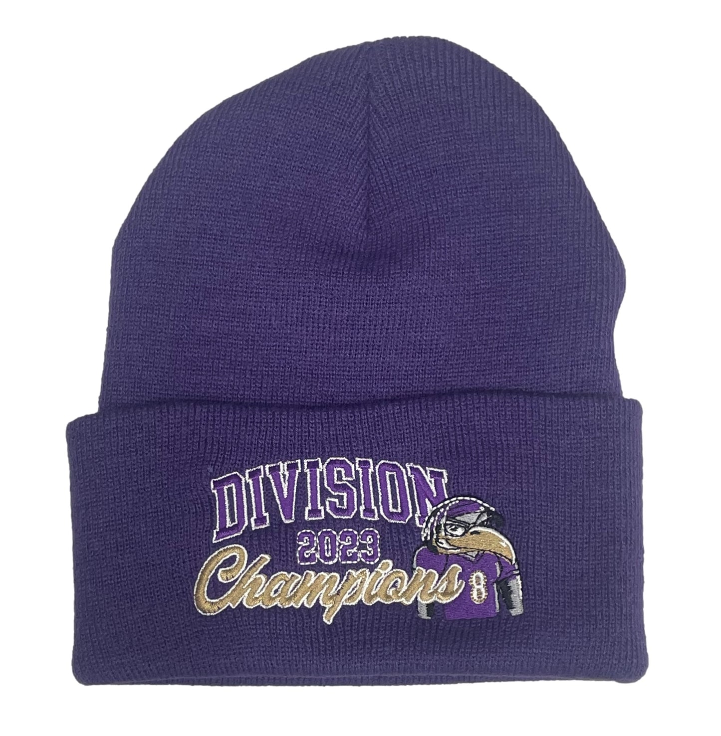 Baltimore 2023 Division Championship Knit Beanie Hat