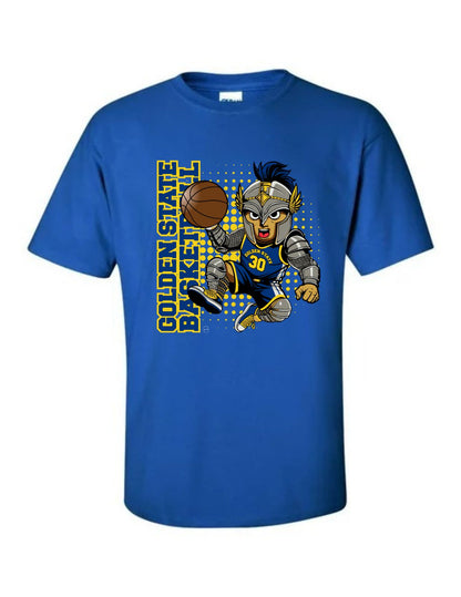 Golden State Royal Blue Basketball Fan Mascot T-Shirt