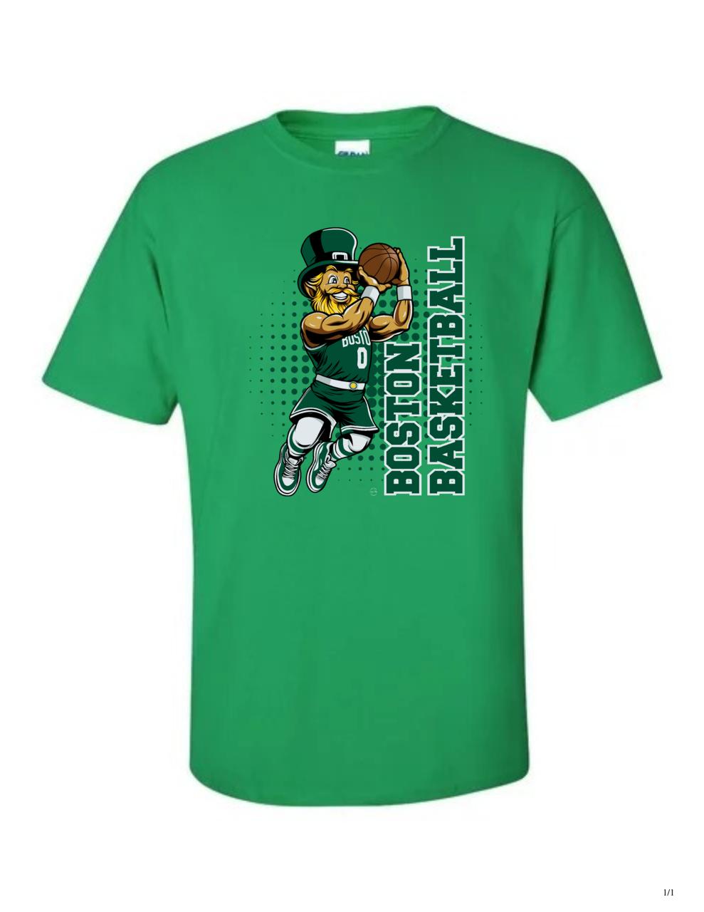 Boston Kelly Green Basketball Fan Mascot T-Shirt