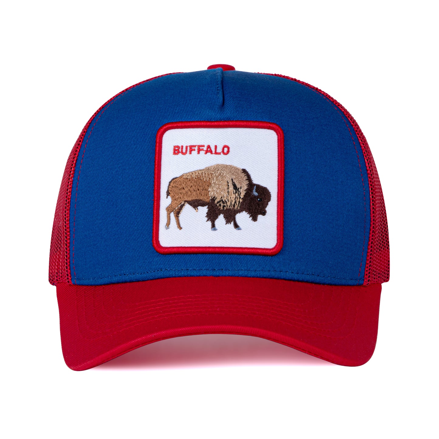 Buffalo Football - Baseball Cap - Patch Netted Snapback Adjustable Trucker Hat