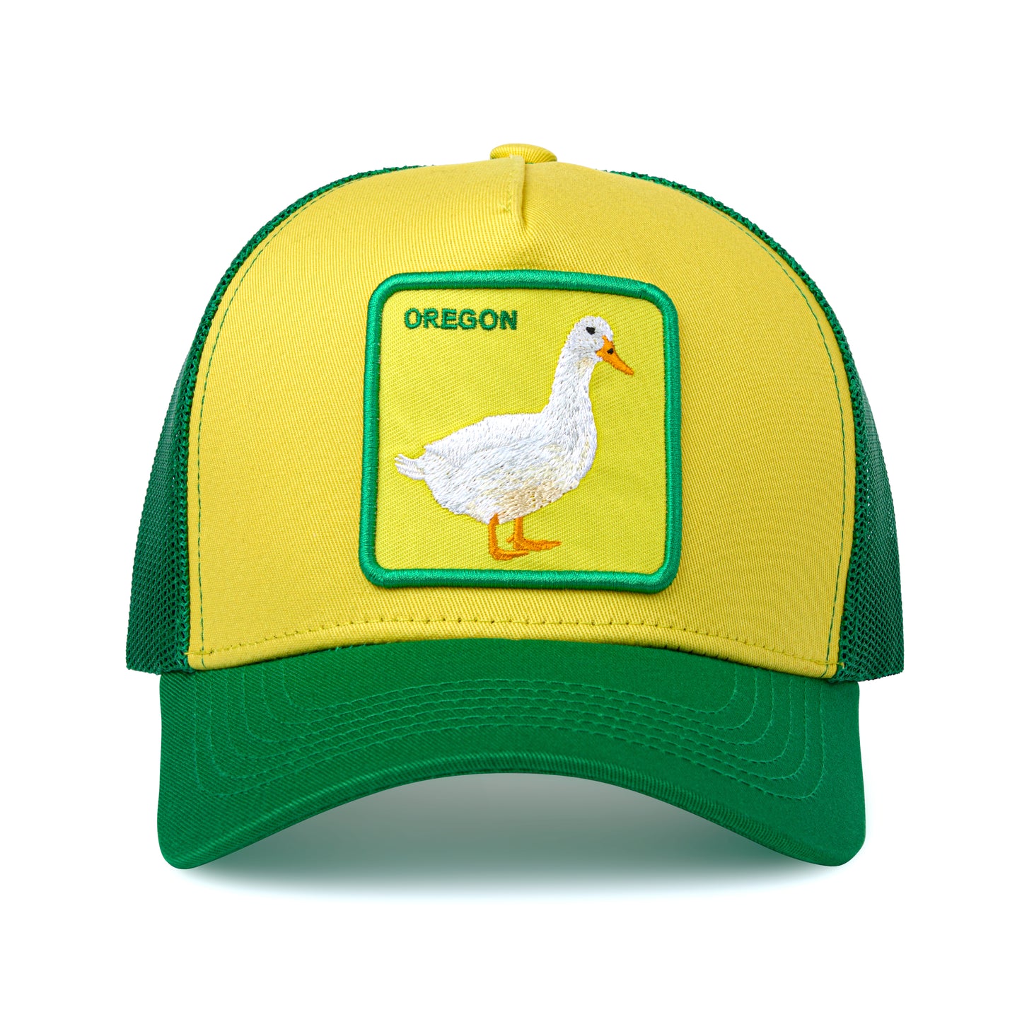 Oregon College Baseball Cap - Patch Netted Snapback Adjustable Trucker Hat