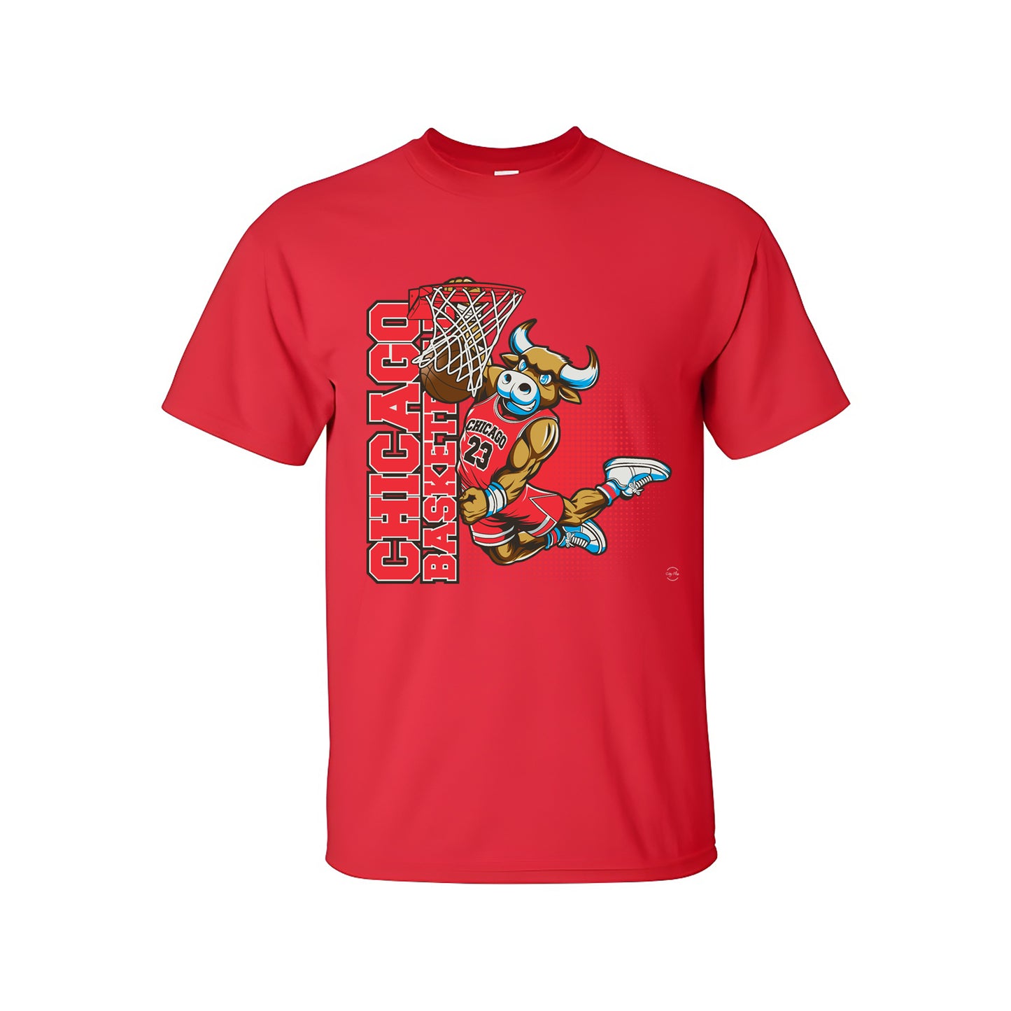 Chicago Red Basketball Fan Mascot T-Shirt